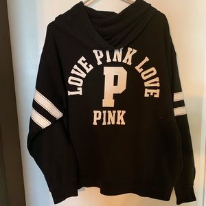 VS PINK hooded zip up sweatshirt